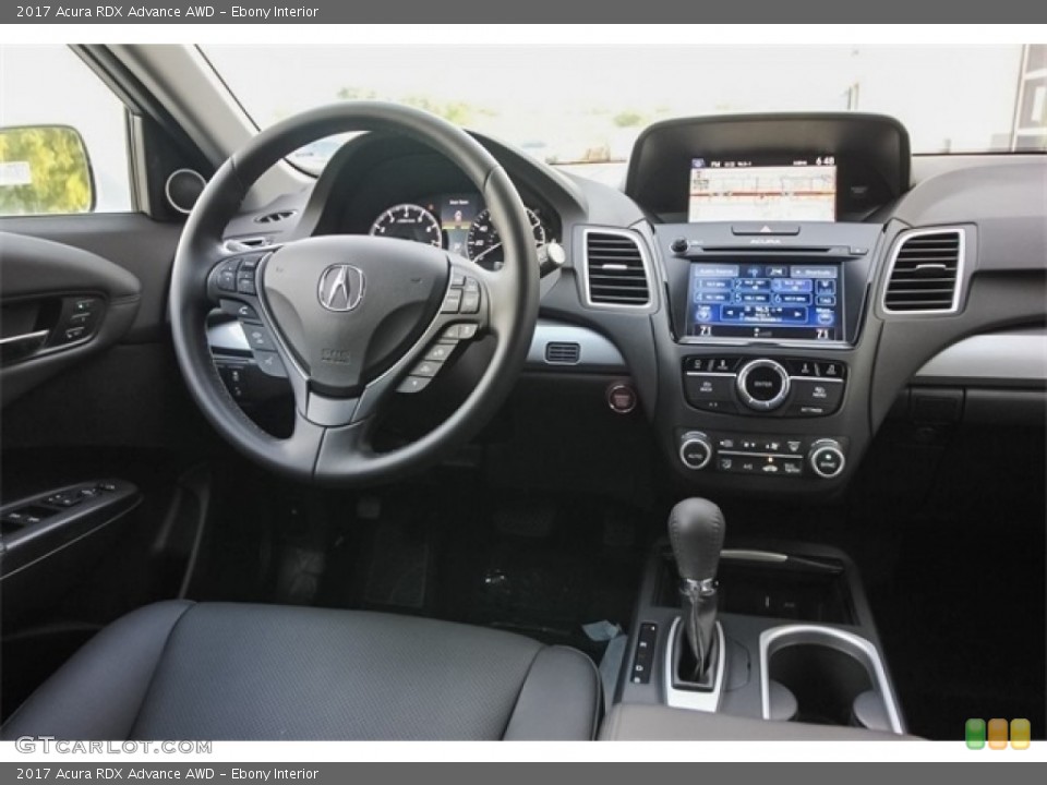 Ebony Interior Dashboard for the 2017 Acura RDX Advance AWD #118591648