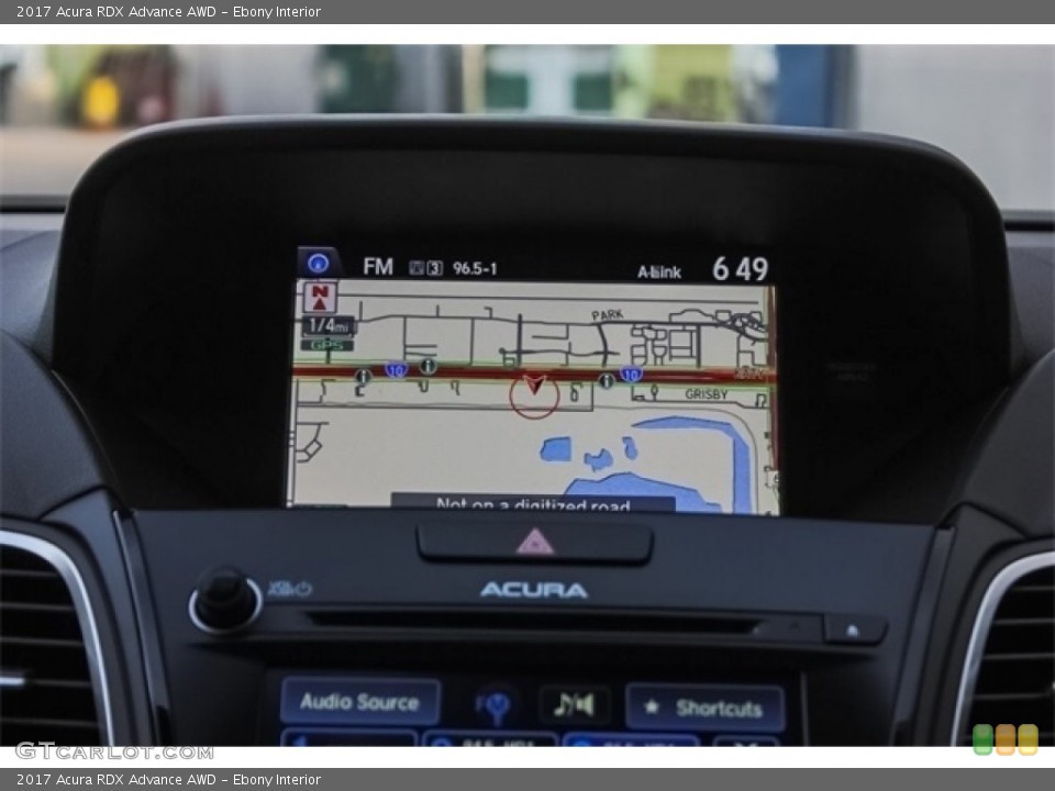 Ebony Interior Navigation for the 2017 Acura RDX Advance AWD #118591699
