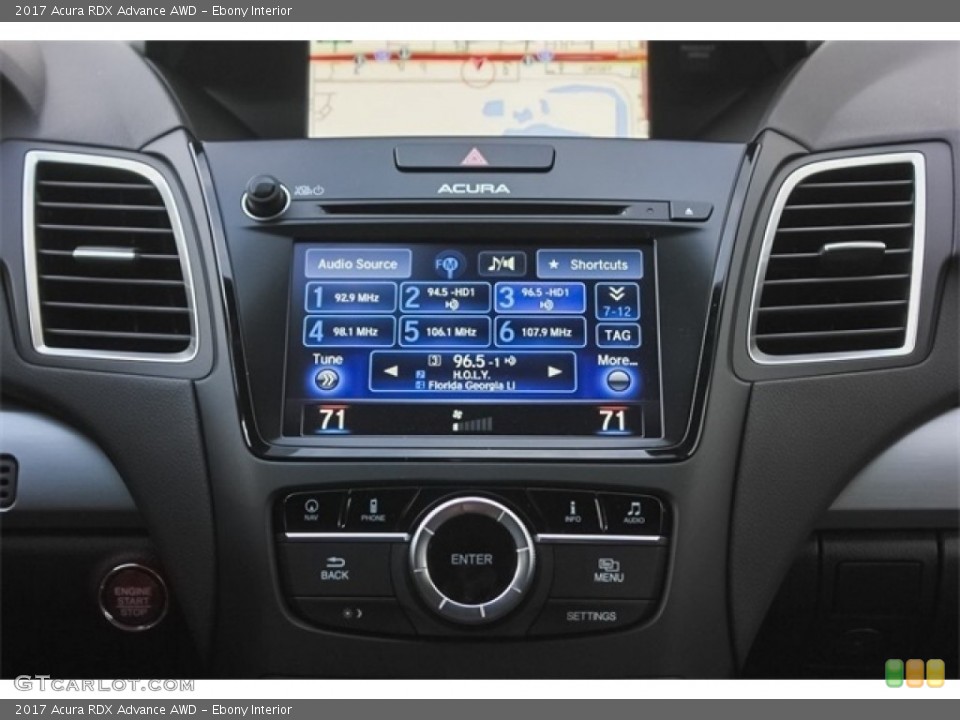 Ebony Interior Controls for the 2017 Acura RDX Advance AWD #118591720