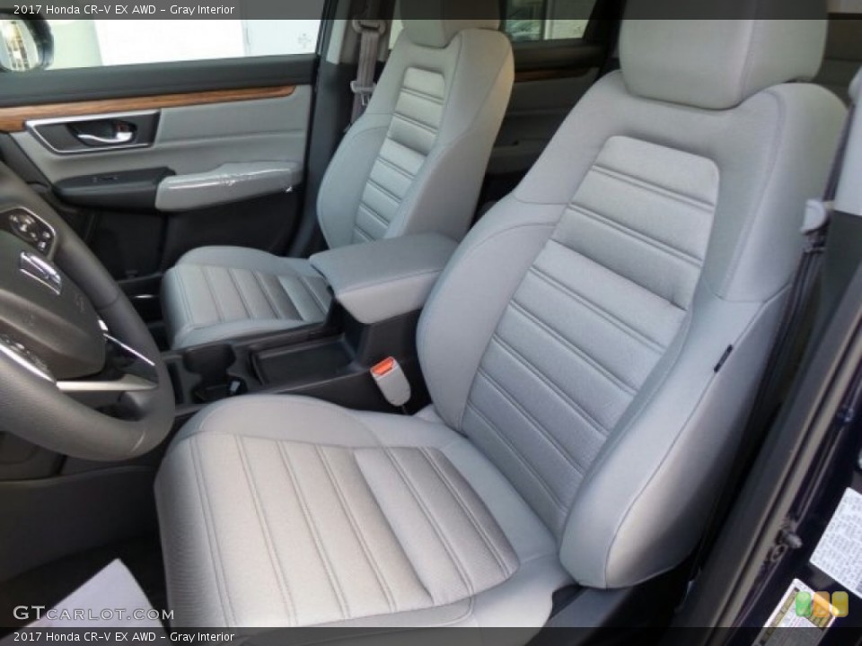 Gray Interior Front Seat for the 2017 Honda CR-V EX AWD #118603040