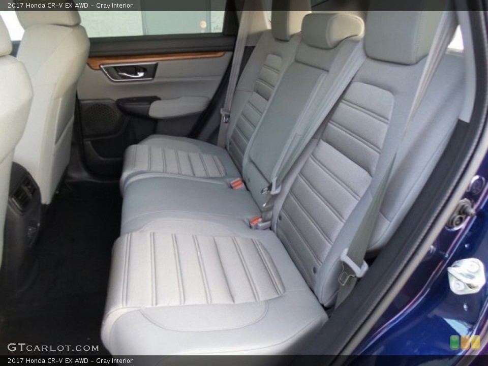 Gray Interior Rear Seat for the 2017 Honda CR-V EX AWD #118603064