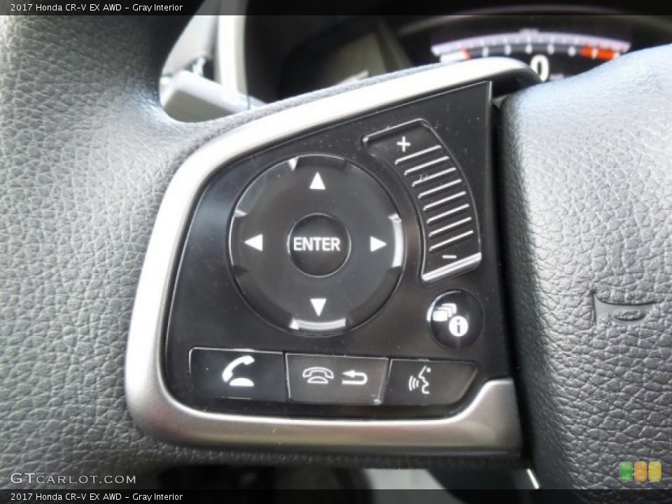 Gray Interior Controls for the 2017 Honda CR-V EX AWD #118603376