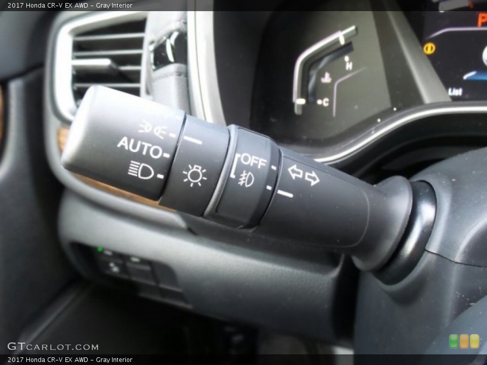 Gray Interior Controls for the 2017 Honda CR-V EX AWD #118603397