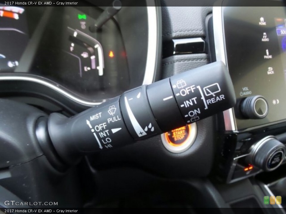 Gray Interior Controls for the 2017 Honda CR-V EX AWD #118603441
