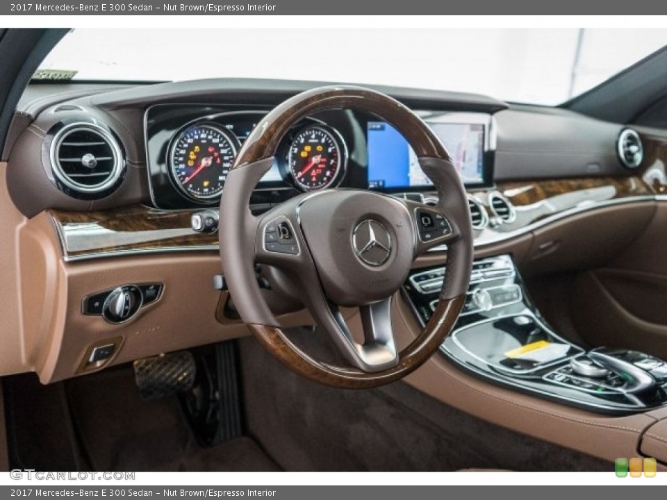 Nut Brown/Espresso Interior Dashboard for the 2017 Mercedes-Benz E 300 Sedan #118609118