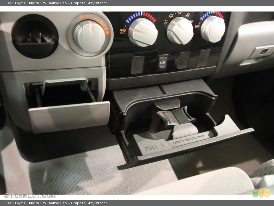 Graphite Gray Interior Controls for the 2007 Toyota Tundra SR5 Double Cab #118609289