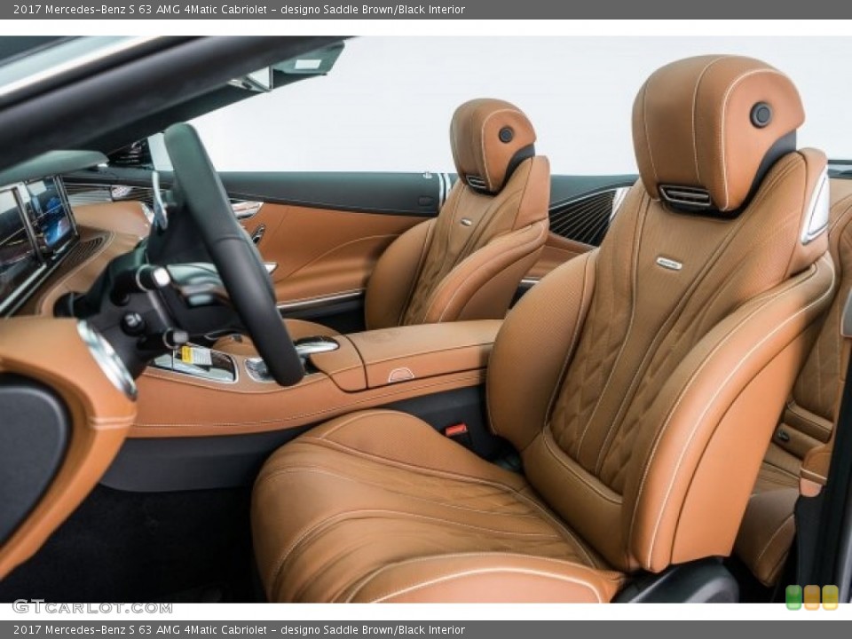 designo Saddle Brown/Black Interior Photo for the 2017 Mercedes-Benz S 63 AMG 4Matic Cabriolet #118609407