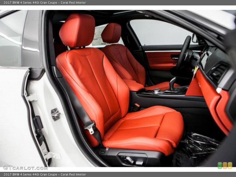 Coral Red Interior Photo for the 2017 BMW 4 Series 440i Gran Coupe #118610627