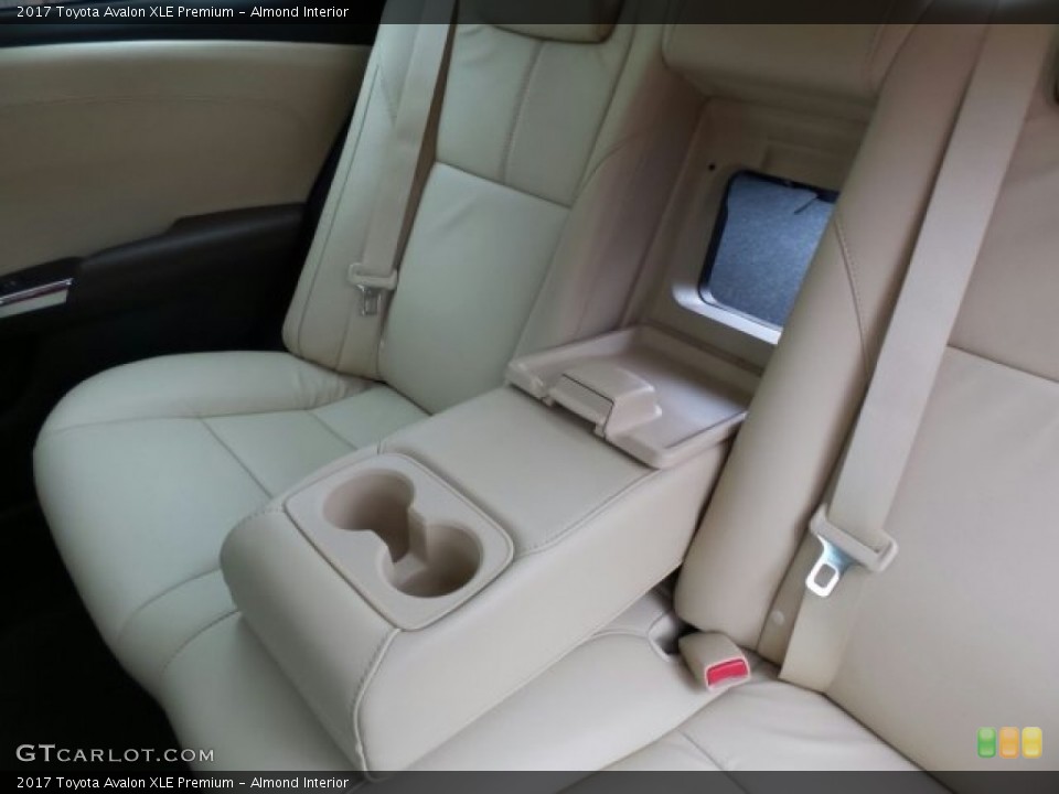 Almond Interior Rear Seat for the 2017 Toyota Avalon XLE Premium #118611263
