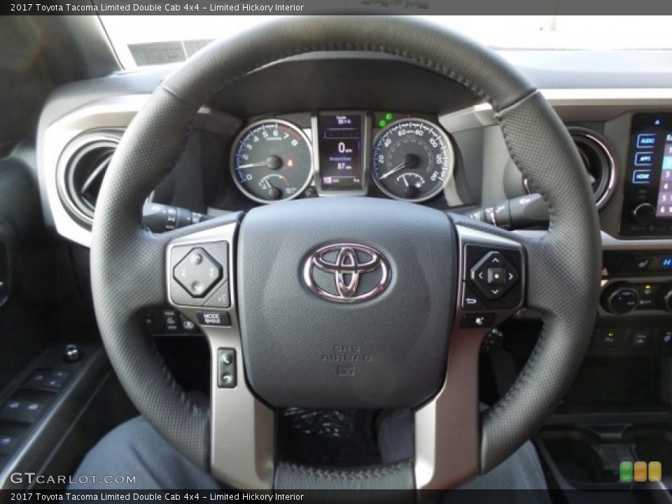 Limited Hickory Interior Steering Wheel for the 2017 Toyota Tacoma Limited Double Cab 4x4 #118614173