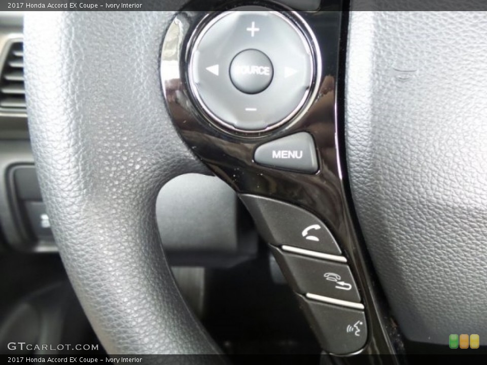 Ivory Interior Controls for the 2017 Honda Accord EX Coupe #118616932