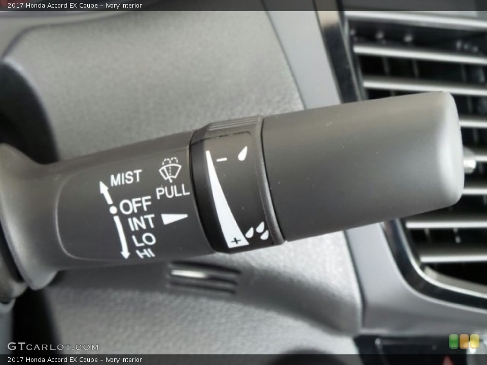 Ivory Interior Controls for the 2017 Honda Accord EX Coupe #118617005