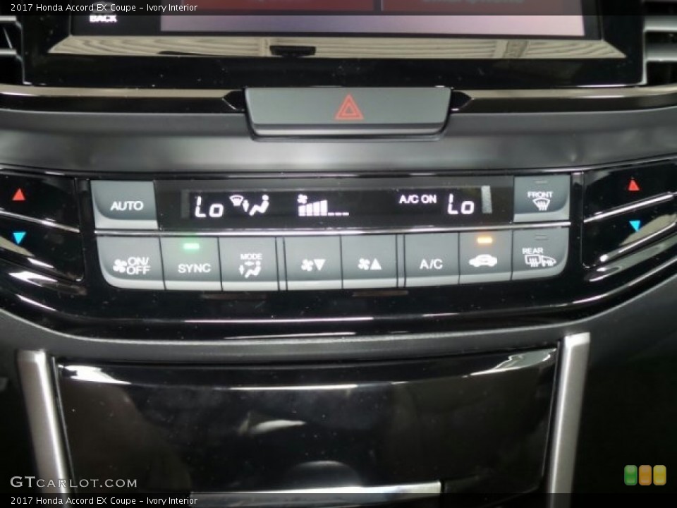 Ivory Interior Controls for the 2017 Honda Accord EX Coupe #118617164