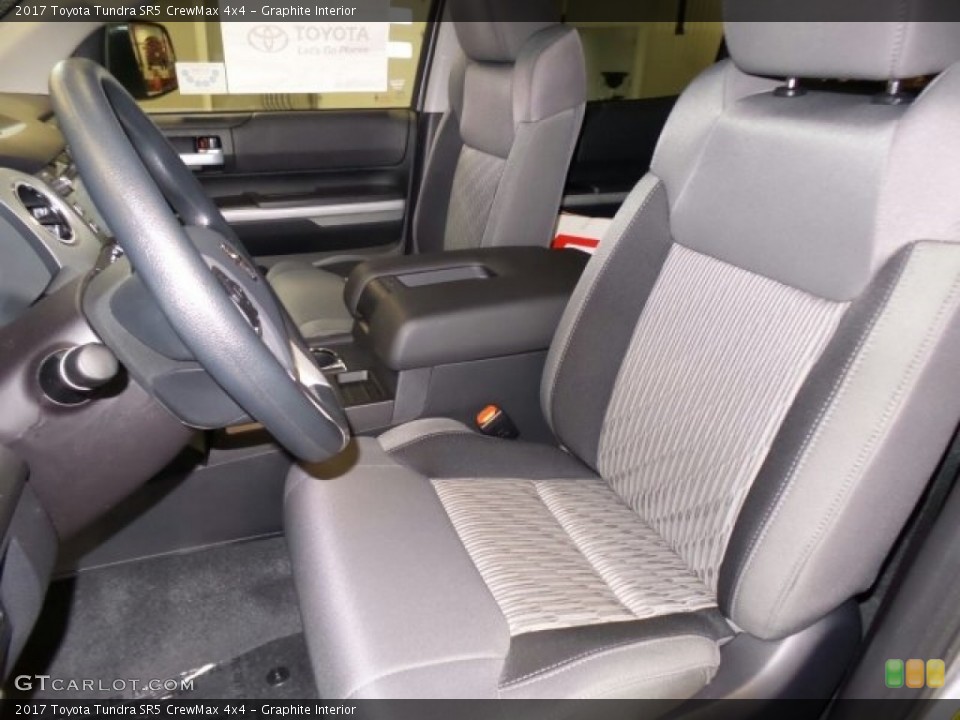 Graphite Interior Front Seat for the 2017 Toyota Tundra SR5 CrewMax 4x4 #118617566