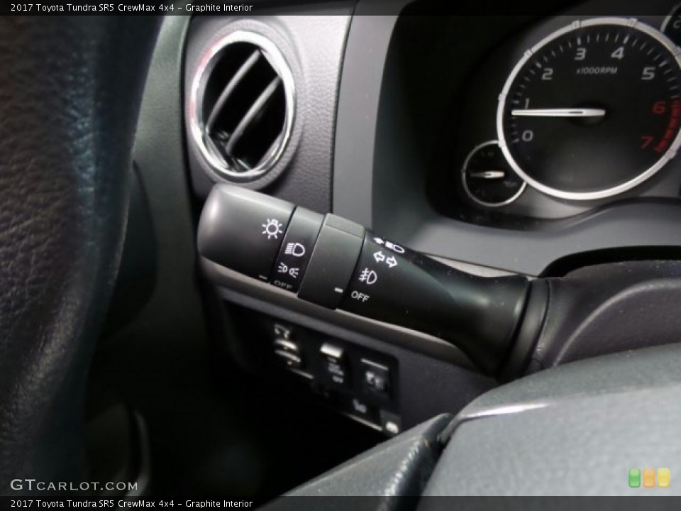 Graphite Interior Controls for the 2017 Toyota Tundra SR5 CrewMax 4x4 #118617929