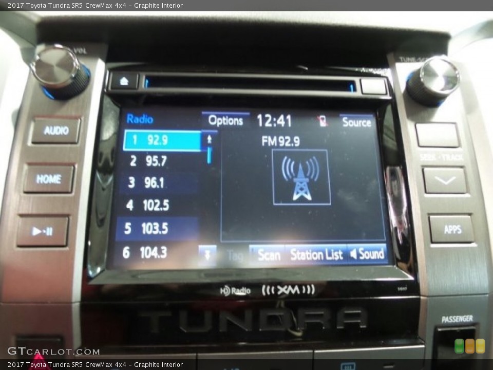 Graphite Interior Audio System for the 2017 Toyota Tundra SR5 CrewMax 4x4 #118617998