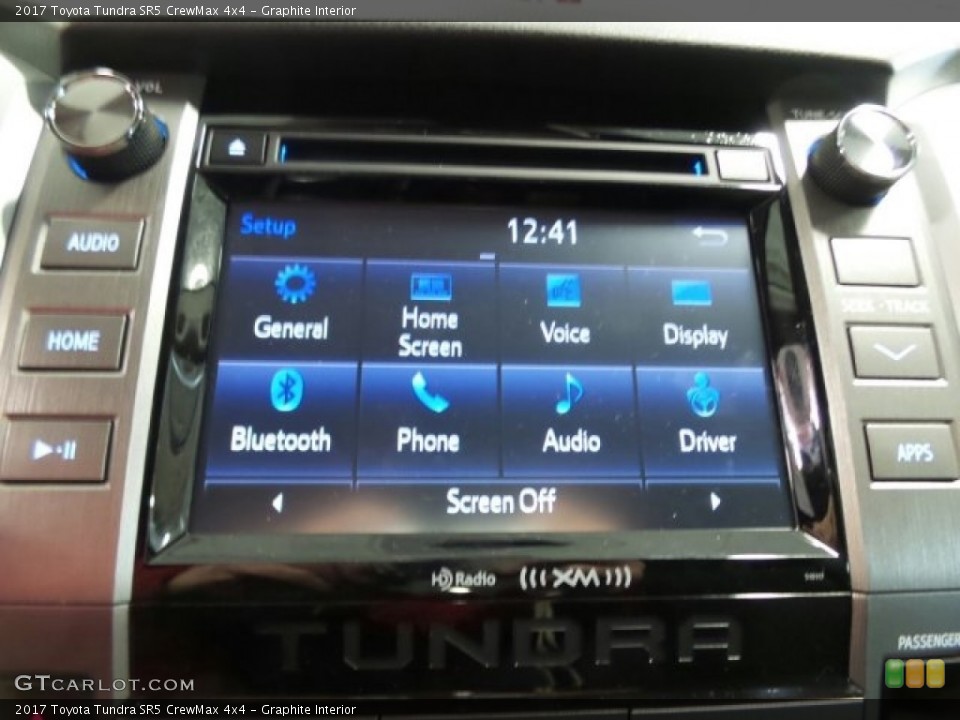 Graphite Interior Controls for the 2017 Toyota Tundra SR5 CrewMax 4x4 #118618043