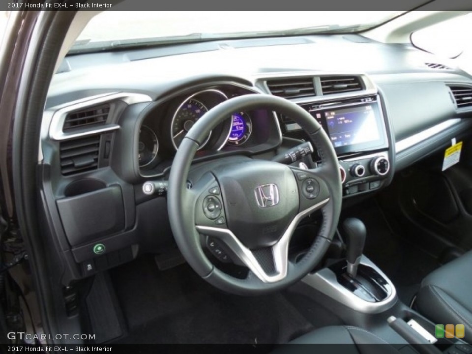 Black Interior Dashboard for the 2017 Honda Fit EX-L #118619315