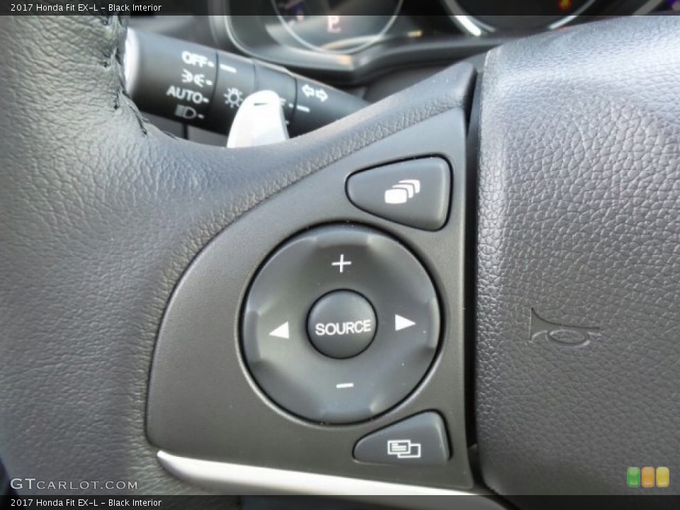 Black Interior Controls for the 2017 Honda Fit EX-L #118619609