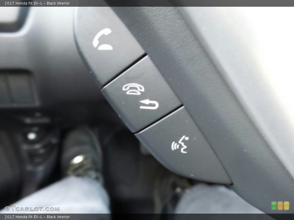 Black Interior Controls for the 2017 Honda Fit EX-L #118619635