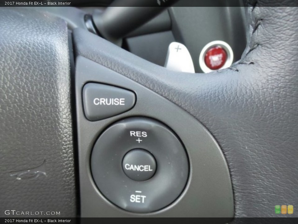 Black Interior Controls for the 2017 Honda Fit EX-L #118619678