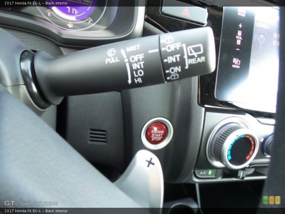 Black Interior Controls for the 2017 Honda Fit EX-L #118619702