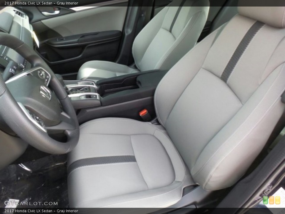 Gray Interior Photo for the 2017 Honda Civic LX Sedan #118622498