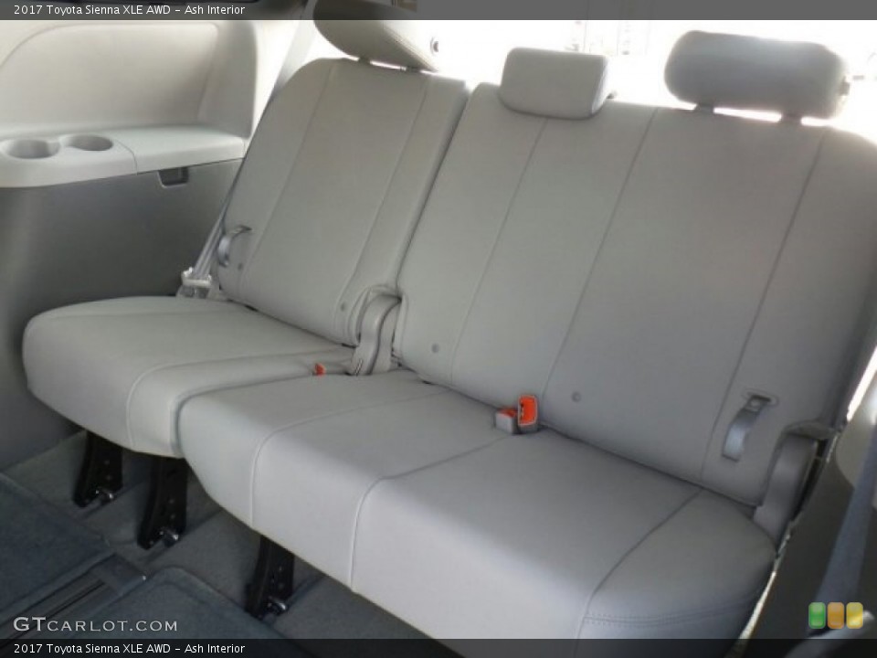 Ash Interior Rear Seat for the 2017 Toyota Sienna XLE AWD #118623494