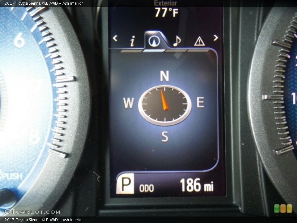 Ash Interior Controls for the 2017 Toyota Sienna XLE AWD #118623725