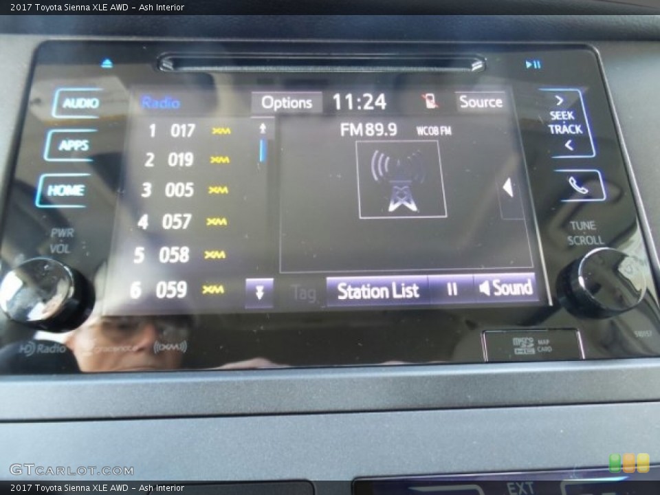 Ash Interior Audio System for the 2017 Toyota Sienna XLE AWD #118623908