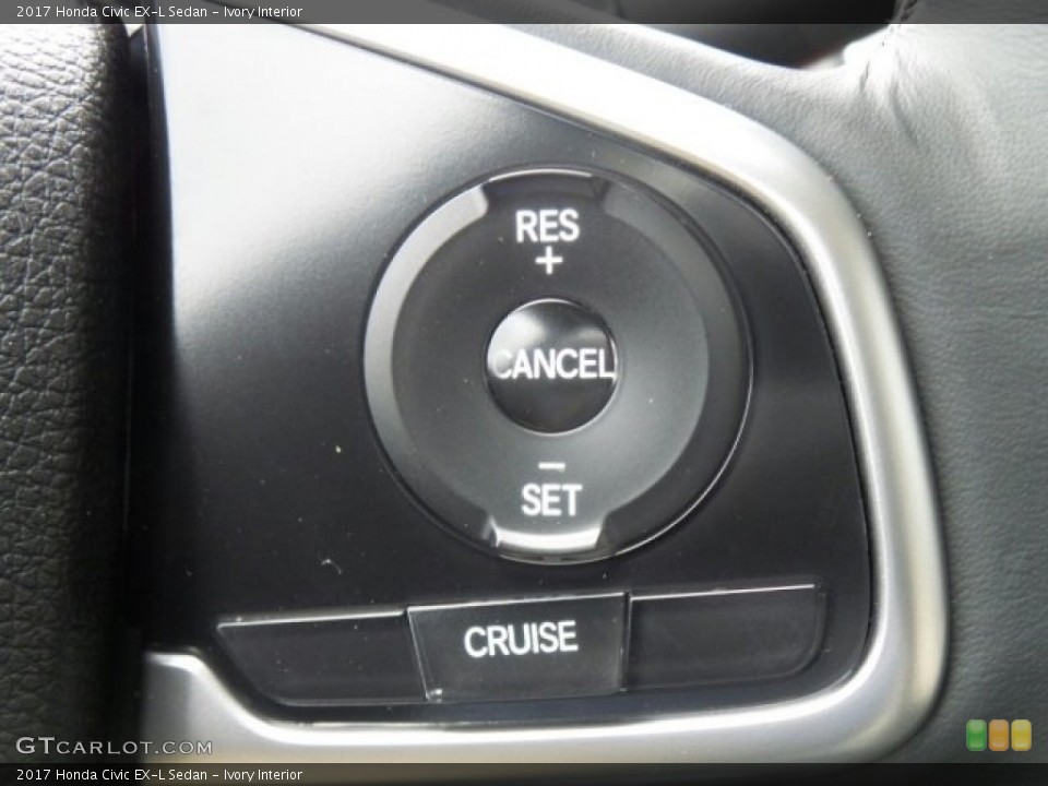 Ivory Interior Controls for the 2017 Honda Civic EX-L Sedan #118625531