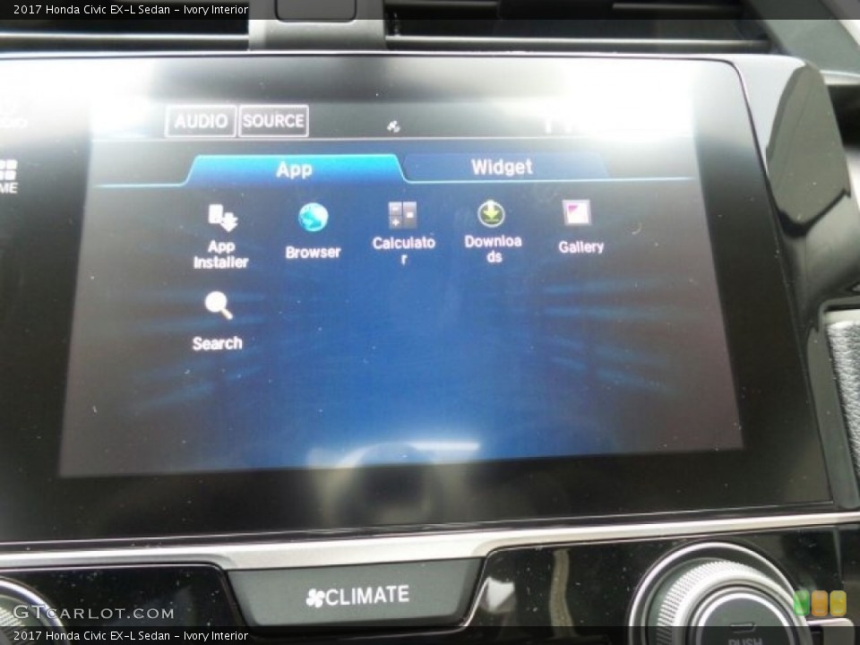Ivory Interior Controls for the 2017 Honda Civic EX-L Sedan #118625666