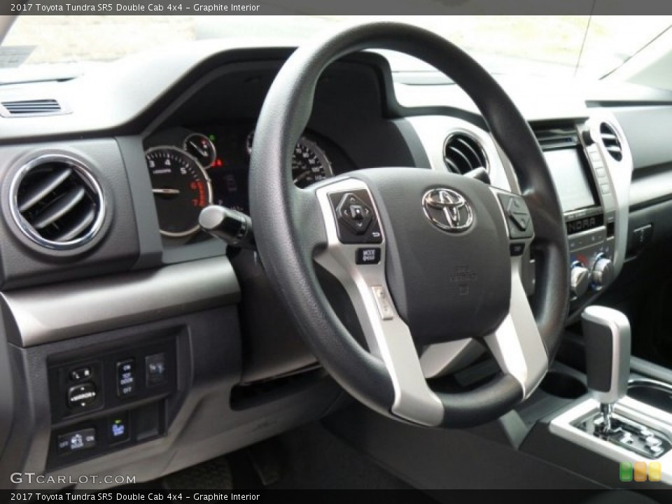 Graphite Interior Steering Wheel for the 2017 Toyota Tundra SR5 Double Cab 4x4 #118627067