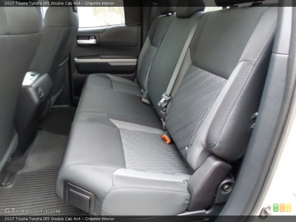 Graphite Interior Rear Seat for the 2017 Toyota Tundra SR5 Double Cab 4x4 #118627105