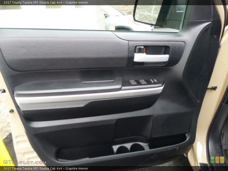 Graphite Interior Door Panel for the 2017 Toyota Tundra SR5 Double Cab 4x4 #118627148