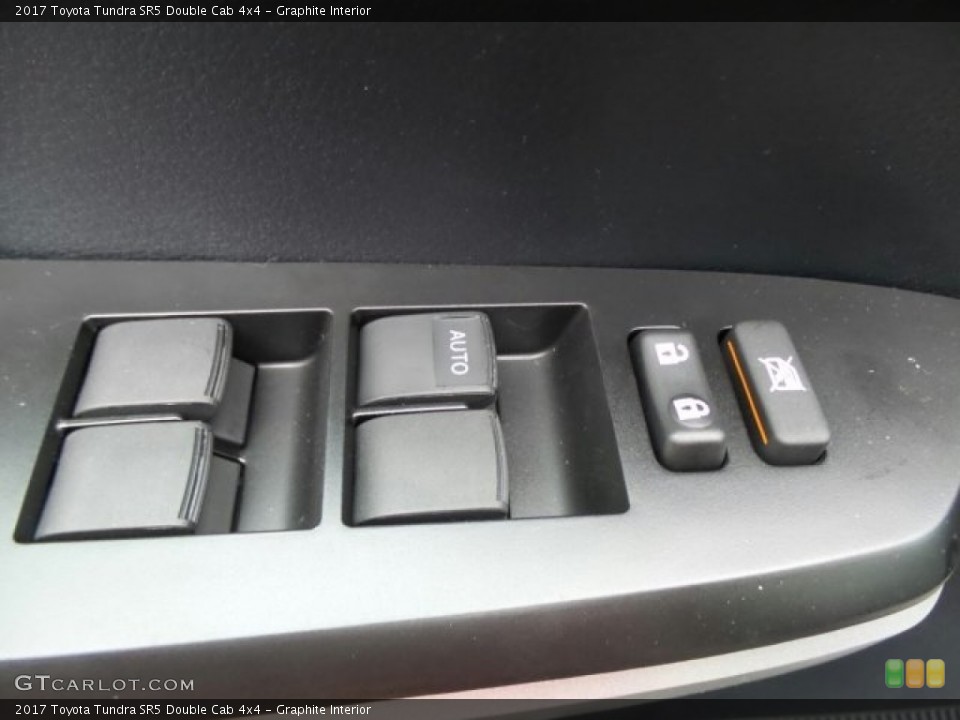 Graphite Interior Controls for the 2017 Toyota Tundra SR5 Double Cab 4x4 #118627163
