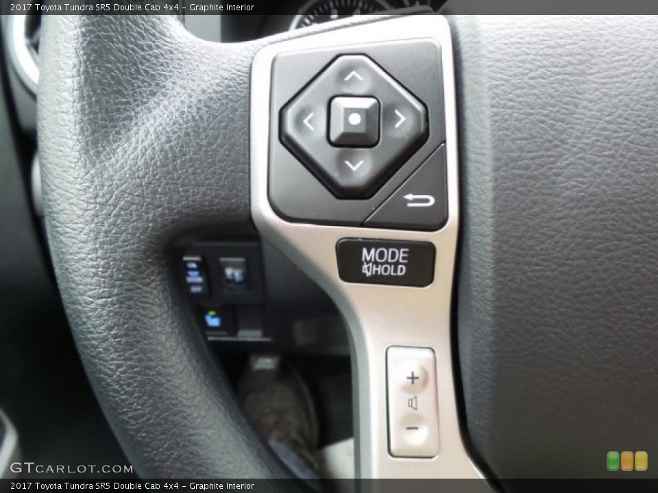 Graphite Interior Controls for the 2017 Toyota Tundra SR5 Double Cab 4x4 #118627364