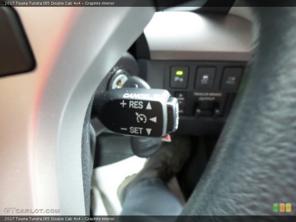 Graphite Interior Controls for the 2017 Toyota Tundra SR5 Double Cab 4x4 #118627427