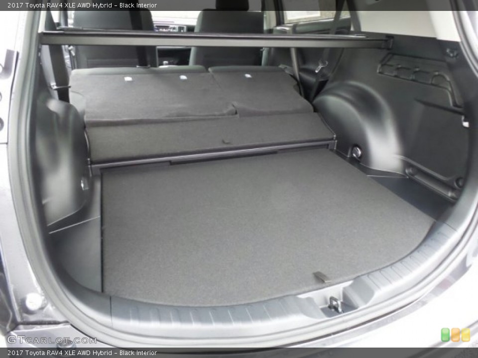 Black Interior Trunk for the 2017 Toyota RAV4 XLE AWD Hybrid #118628657