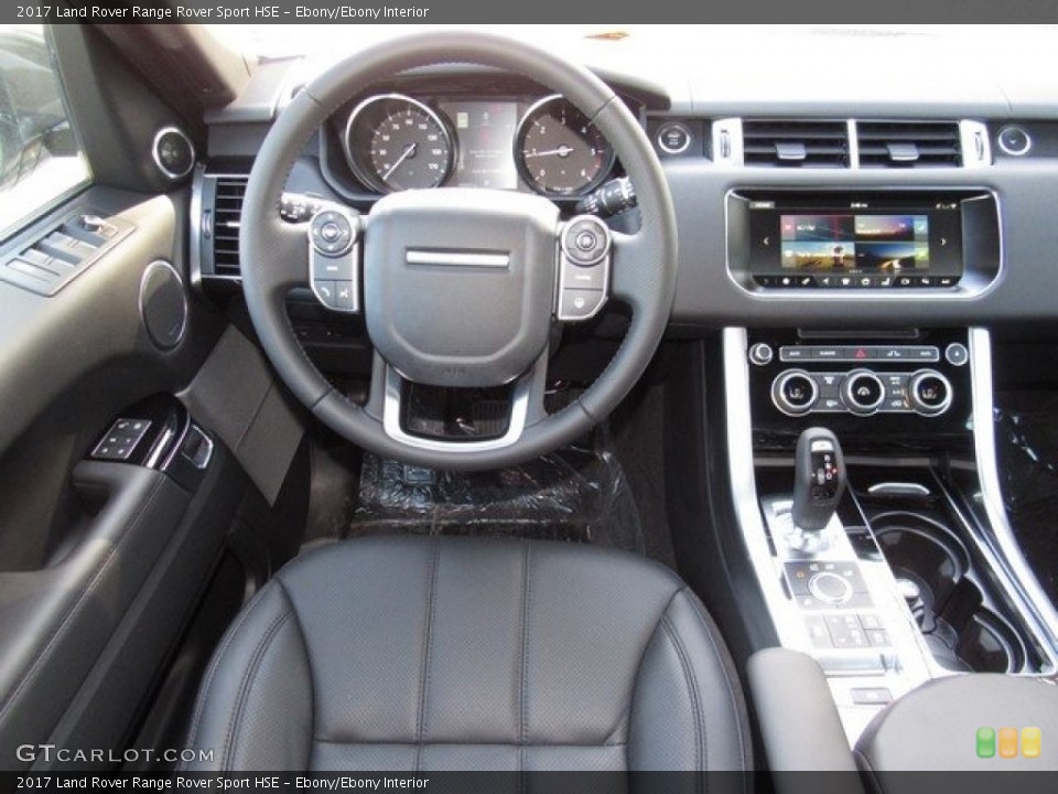 Ebony/Ebony Interior Dashboard for the 2017 Land Rover Range Rover Sport HSE #118630220
