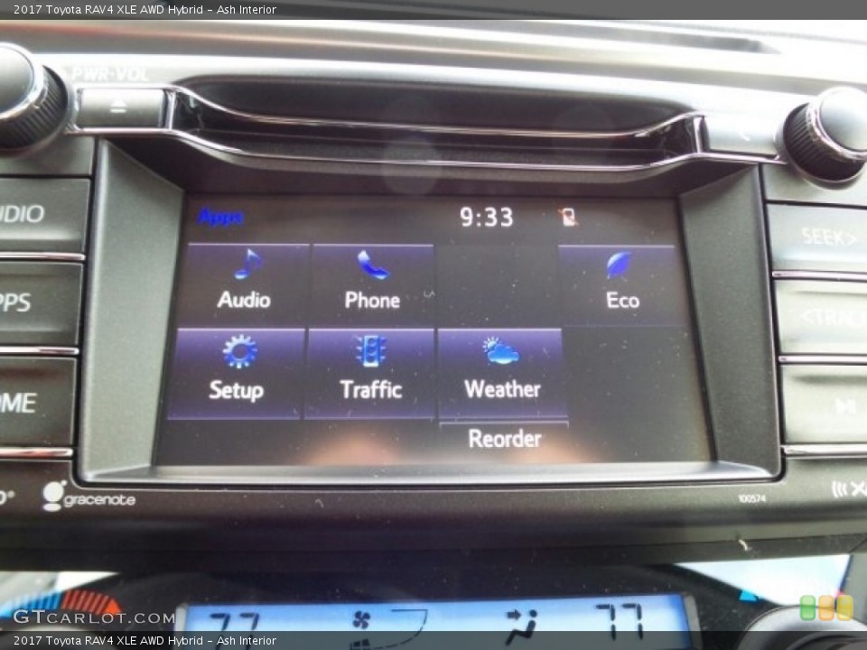 Ash Interior Controls for the 2017 Toyota RAV4 XLE AWD Hybrid #118630697