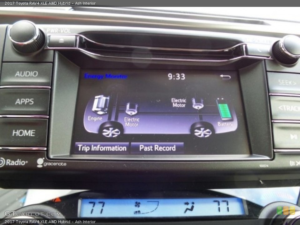 Ash Interior Controls for the 2017 Toyota RAV4 XLE AWD Hybrid #118630715