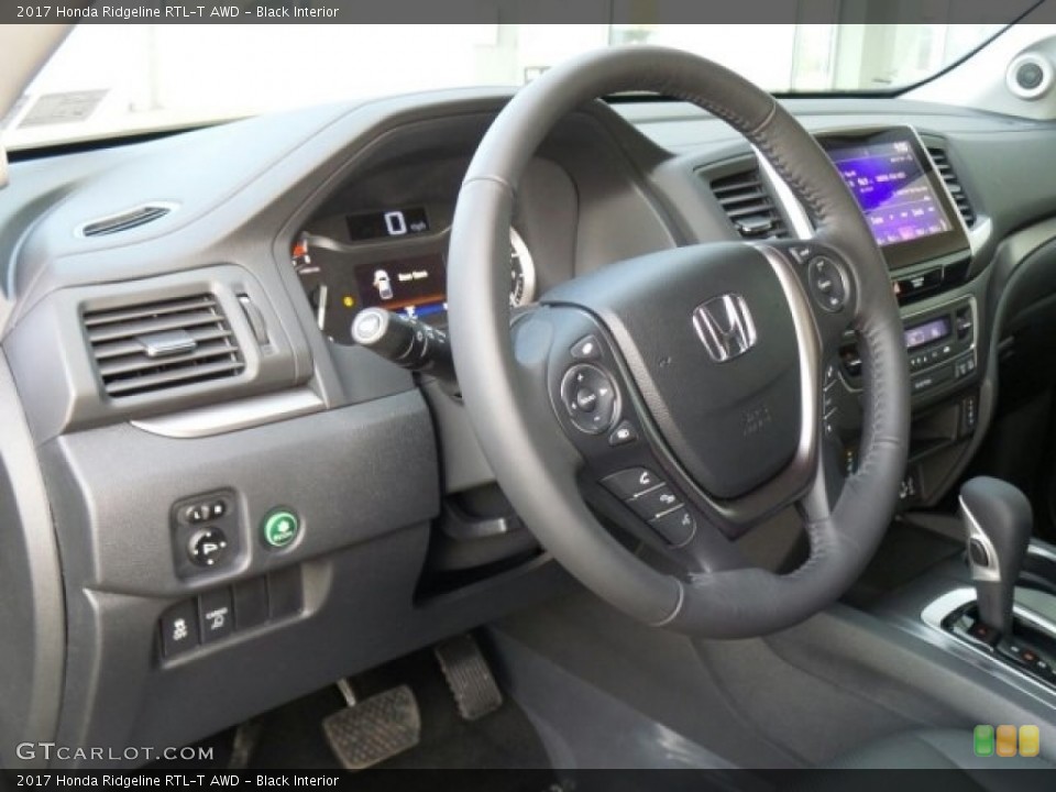 Black Interior Dashboard for the 2017 Honda Ridgeline RTL-T AWD #118631162