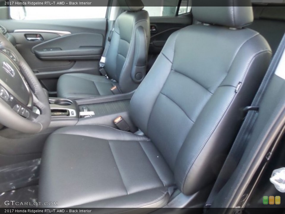 Black Interior Front Seat for the 2017 Honda Ridgeline RTL-T AWD #118631183