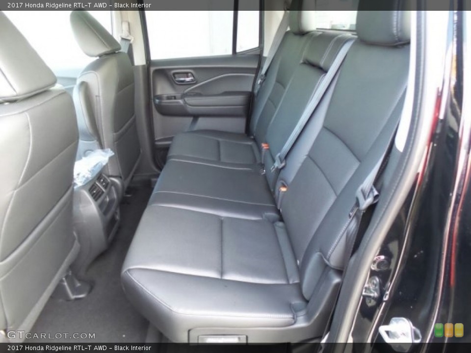 Black Interior Rear Seat for the 2017 Honda Ridgeline RTL-T AWD #118631207