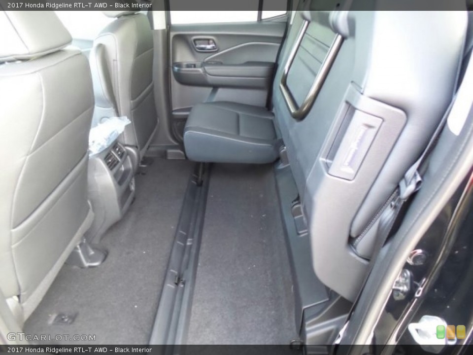 Black Interior Rear Seat for the 2017 Honda Ridgeline RTL-T AWD #118631228