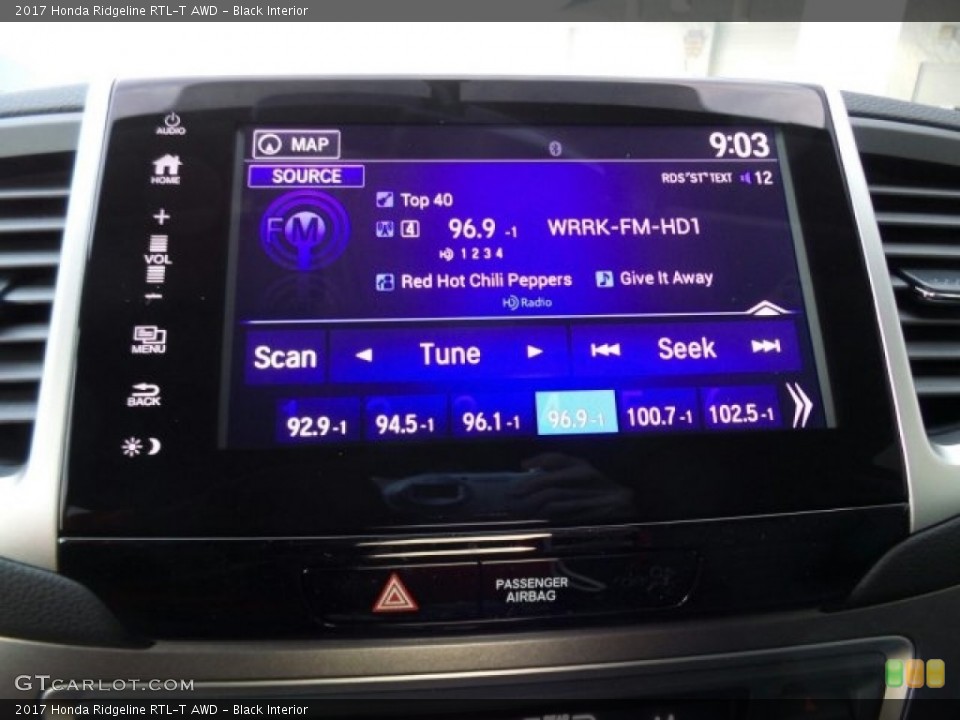 Black Interior Audio System for the 2017 Honda Ridgeline RTL-T AWD #118631463