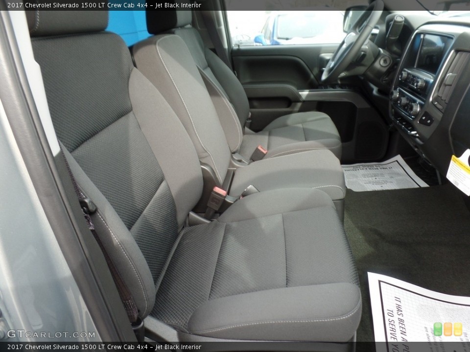 Jet Black Interior Photo for the 2017 Chevrolet Silverado 1500 LT Crew Cab 4x4 #118638545