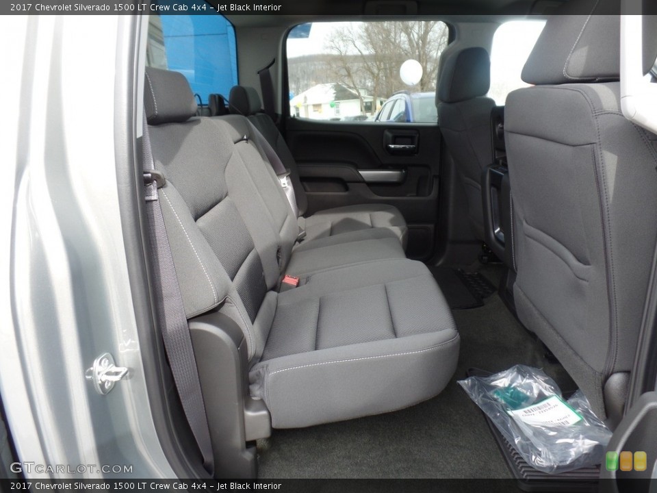 Jet Black Interior Rear Seat for the 2017 Chevrolet Silverado 1500 LT Crew Cab 4x4 #118638632