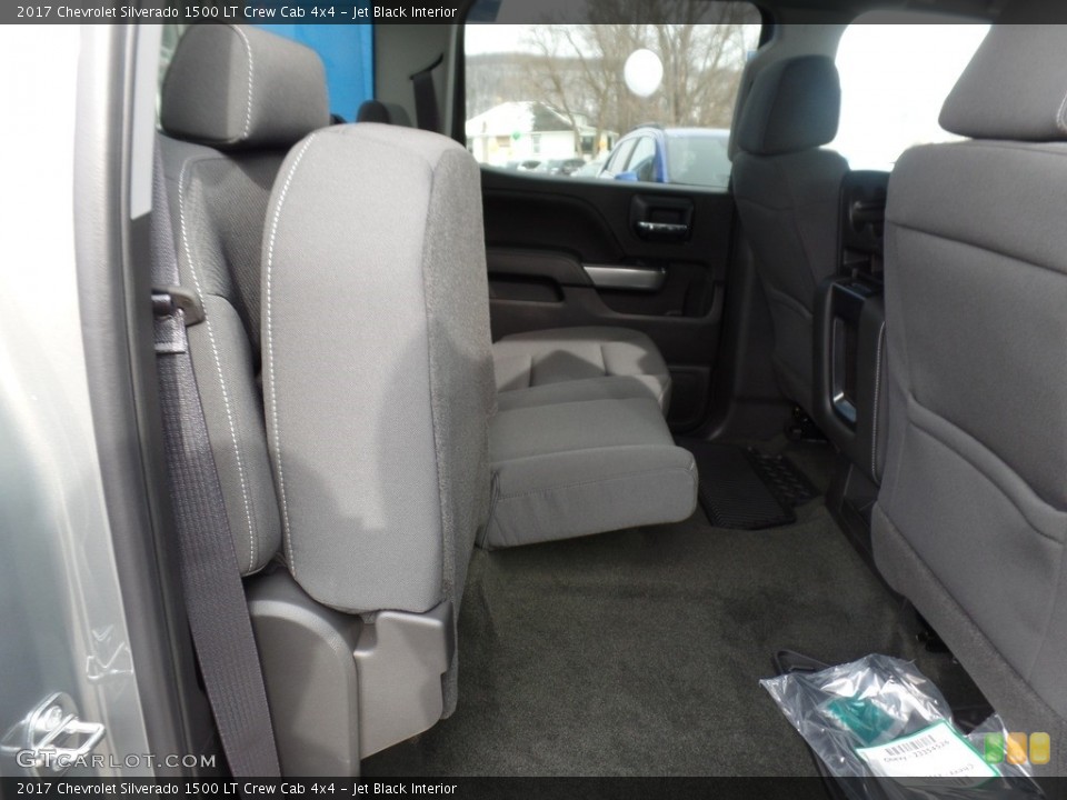 Jet Black Interior Rear Seat for the 2017 Chevrolet Silverado 1500 LT Crew Cab 4x4 #118638656